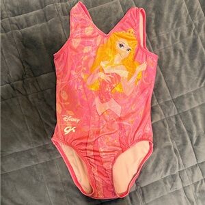 GK x Disney Sleeping Beauty Gymnastics Leotard Size CL